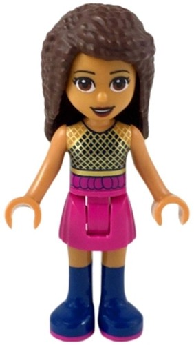 New lego friends doll brown - lego,