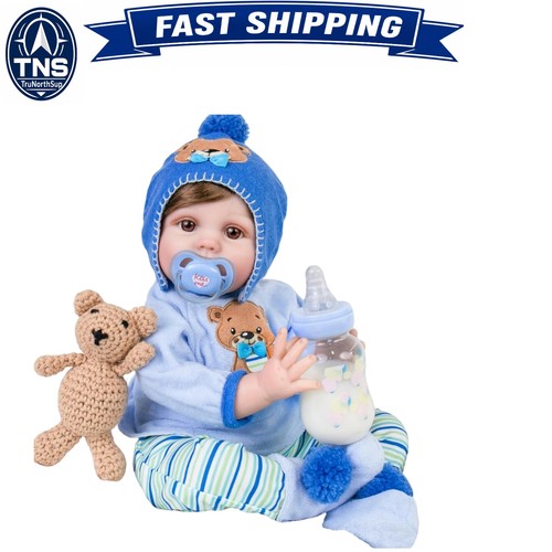 Reborn baby boy doll - 22, inch