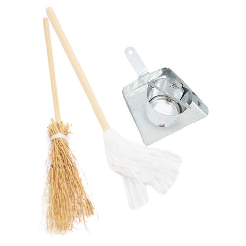 Set mini dolls cleaning - dolls,